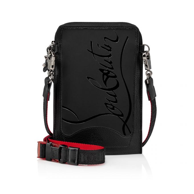 Christian Louboutin Loubilab Gomme Messenger Bags Muške Messenger Bags Crne | RS-86081