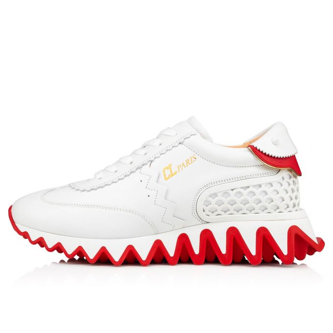 Christian Louboutin Loubishark Calf Sneakers Ženske Patike Bijele | RS-96193