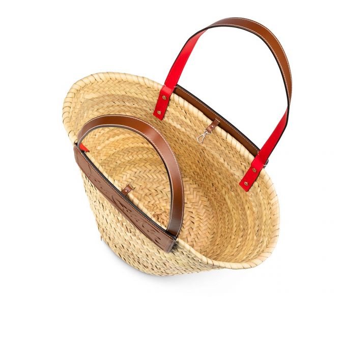 Christian Louboutin Loubishore Creative Fabric Basket Ženske Basket Bež Smeđe | RS-95643