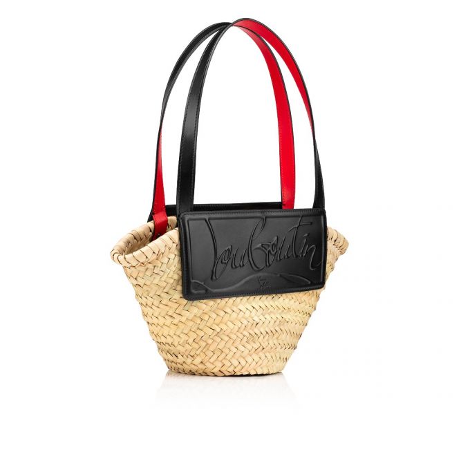 Christian Louboutin Loubishore Small Creative Fabric Basket Ženske Basket Bijele Crne | RS-13574