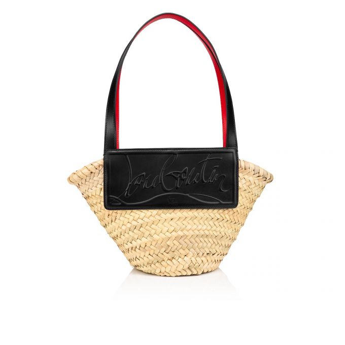 Christian Louboutin Loubishore Small Creative Fabric Basket Ženske Basket Bijele Crne | RS-13574