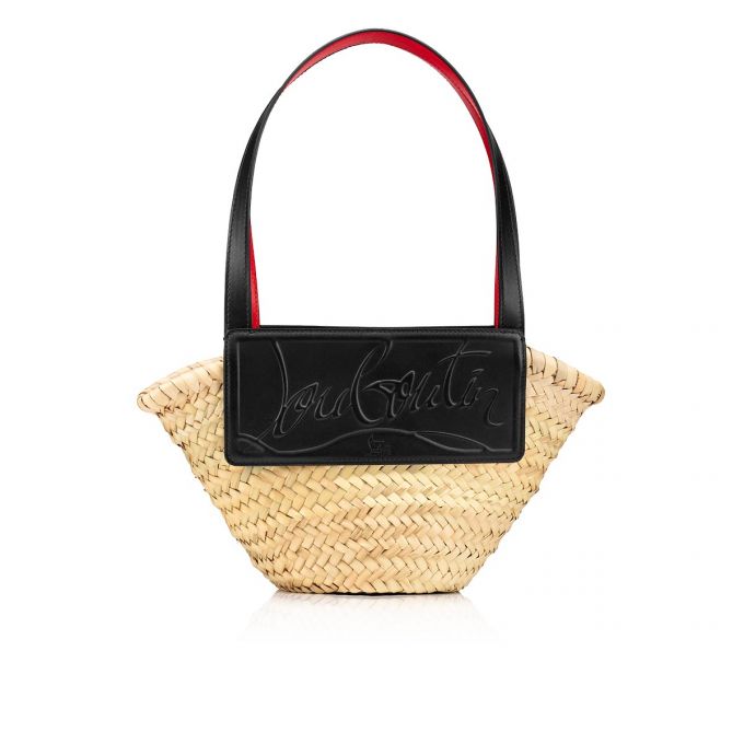 Christian Louboutin Loubishore Small Creative Fabric Basket Ženske Basket Bijele Crne | RS-13574