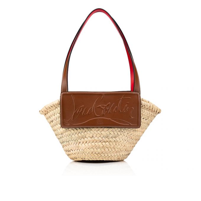 Christian Louboutin Loubishore Small Creative Fabric Basket Ženske Basket Bež Smeđe | RS-24042