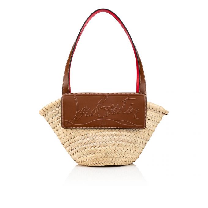 Christian Louboutin Loubishore Small Creative Fabric Basket Ženske Basket Bež Smeđe | RS-24042