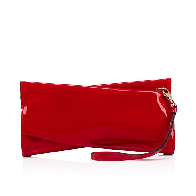 Christian Louboutin Loubitwist Clutch Classic Koža Pouches Ženske Pouches Crvene | RS-03428