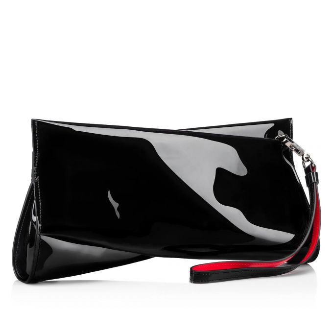 Christian Louboutin Loubitwist Clutch Classic Koža Pouches Ženske Pouches Crne | RS-15123