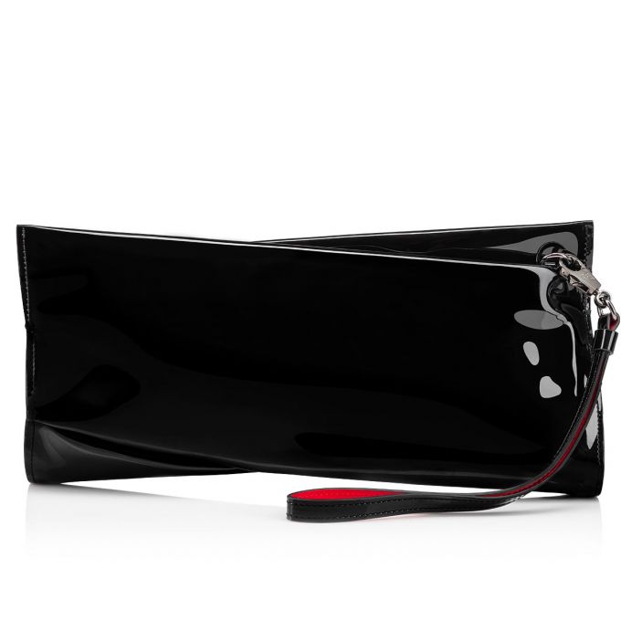 Christian Louboutin Loubitwist Clutch Classic Koža Pouches Ženske Pouches Crne | RS-15123