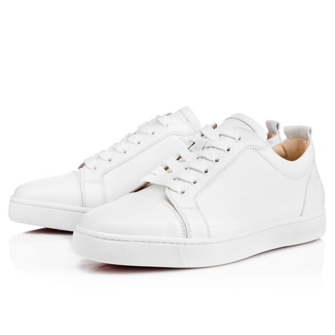 Christian Louboutin Louis Junior 000 Calf Sneakers Muške Patike Bijele | RS-83624