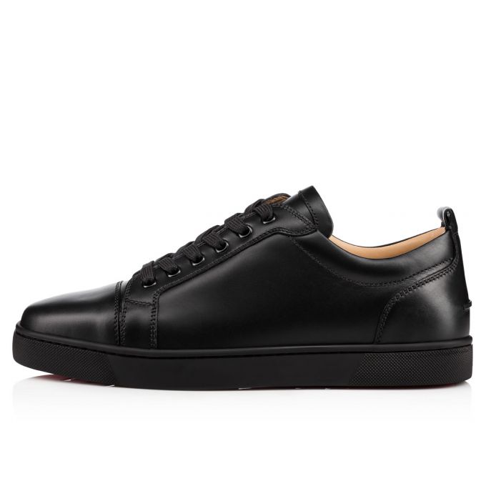 Christian Louboutin Louis Junior 000 Calf Sneakers Muške Patike Crne | RS-99404