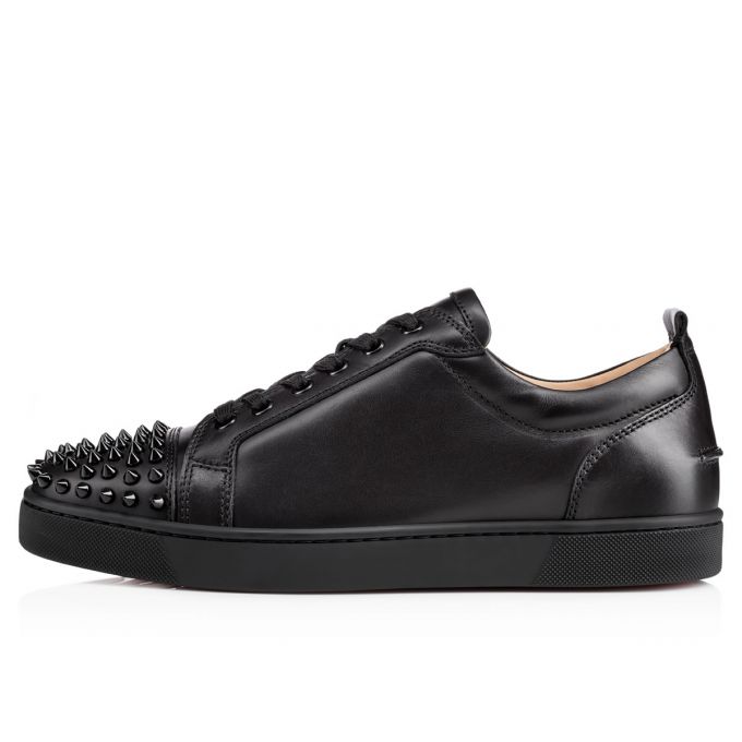 Christian Louboutin Louis Junior Sp 000 Calf Sneakers Muške Patike Crne | RS-64680