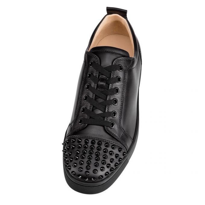 Christian Louboutin Louis Junior Sp 000 Calf Sneakers Muške Patike Crne | RS-64680