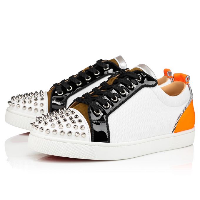 Christian Louboutin Louis Junior Spikes Orlato Creative Fabric Sneakers Muške Patike Visebojne | RS-62688