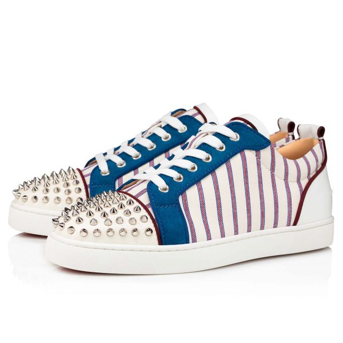 Christian Louboutin Louis Junior Spikes Orlato Calf Sneakers Muške Patike Visebojne | RS-78228