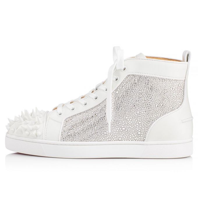 Christian Louboutin Louis No Limit Calf Sneakers Muške Patike Bijele | RS-70506