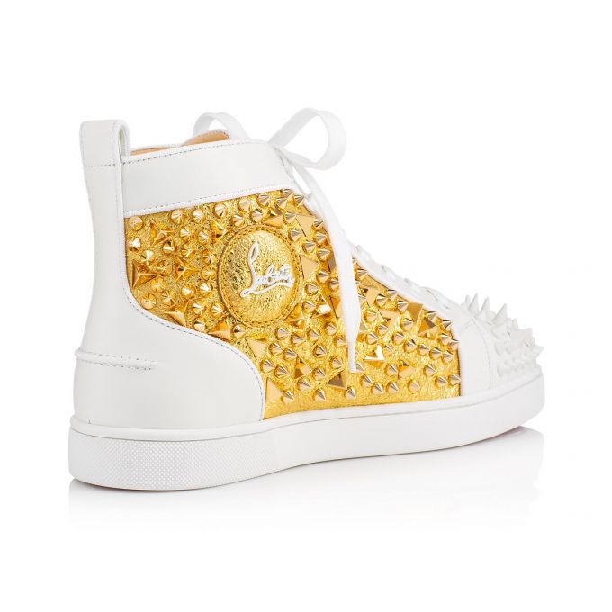 Christian Louboutin Louis No Limit Calf Sneakers Muške Patike Bijele | RS-70506