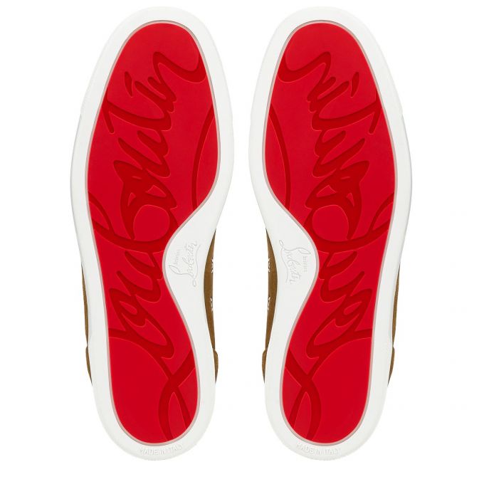 Christian Louboutin Louis Orlato 000 Veau Velours Sneakers Muške Patike Maslinasto Zelene | RS-21165