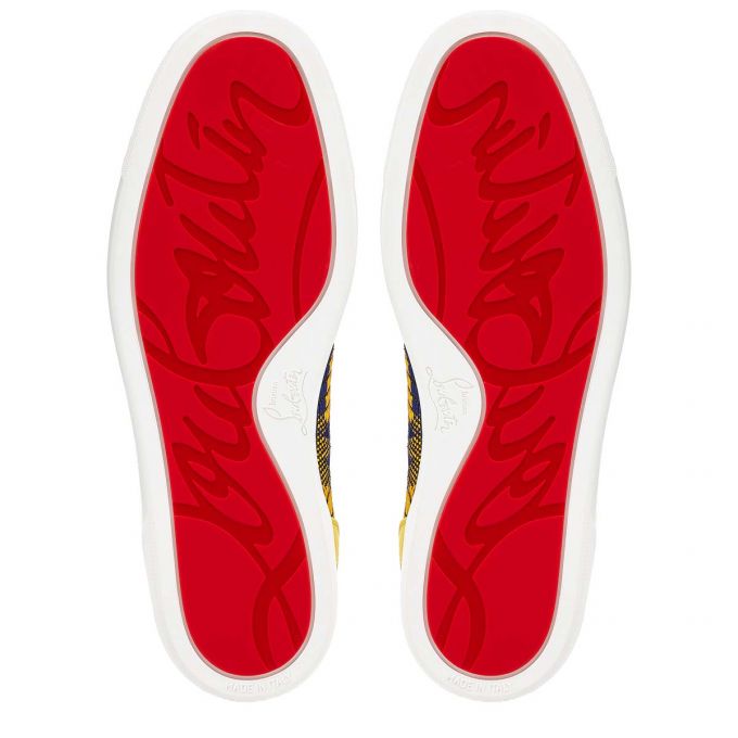 Christian Louboutin Louis Orlato Cotton Sneakers Muške Patike Visebojne | RS-47604