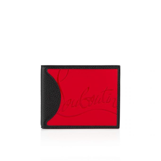 Christian Louboutin M Coolcard Classic Koža Wallets Muške Novčanici Crvene Crne | RS-14847