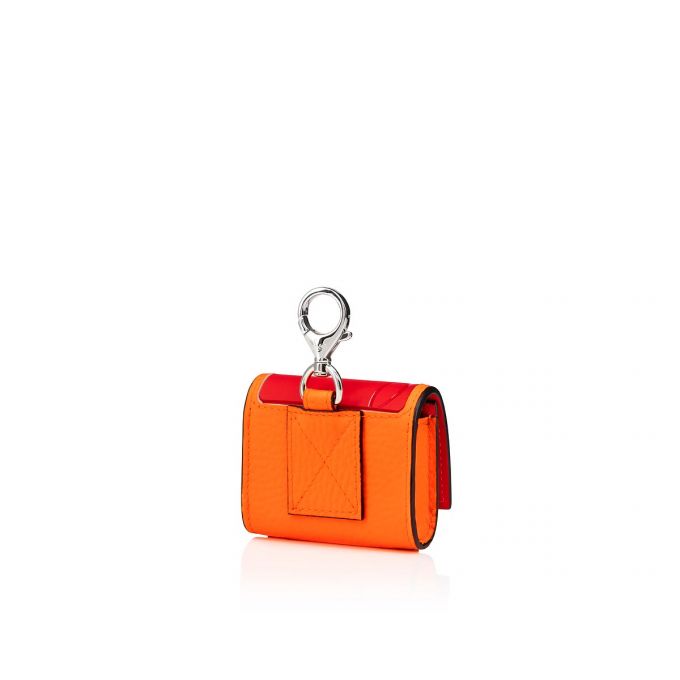 Christian Louboutin M Grilou Airpods Case Creative Koža Pouches Muške Pouches Crvene Narančaste | RS-68920