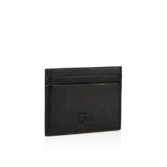 Christian Louboutin M Kios Classic Koža Card Holder Muške Card Holder Crne | RS-39465