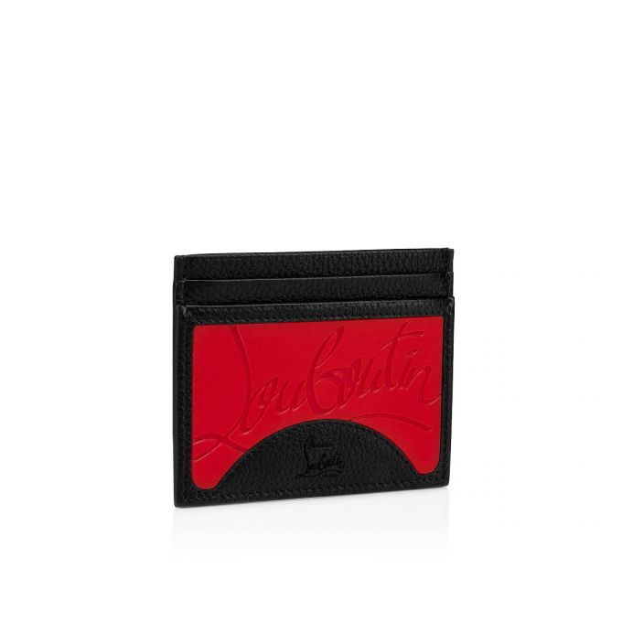 Christian Louboutin M Kios Classic Koža Card Holder Muške Card Holder Crvene Crne | RS-91303