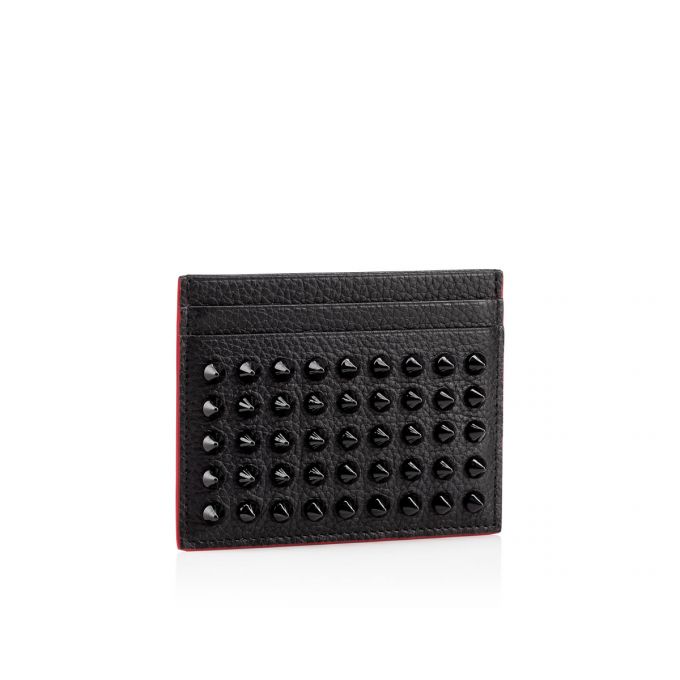 Christian Louboutin M Kios Creative Koža Card Holder Ženske Card Holder Crne | RS-13024