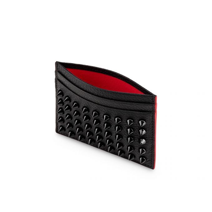 Christian Louboutin M Kios Creative Koža Card Holder Ženske Card Holder Crne | RS-13024