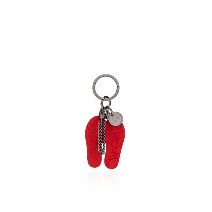 Christian Louboutin M Loubiflip Keyring Plastic Finish Keyrings Ženske Privjesak Za Ključeve Crne | RS-42009