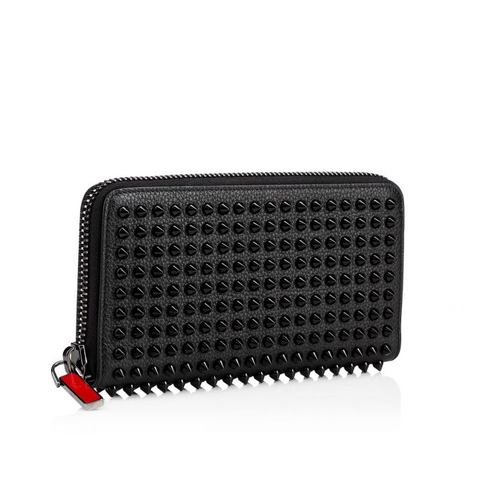 Christian Louboutin M Panettone Wal Classic Koža Wallets Ženske Novčanici Crne | RS-28901