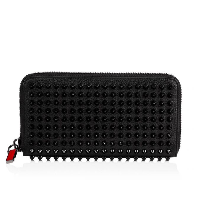 Christian Louboutin M Panettone Wal Classic Koža Wallets Ženske Novčanici Crne | RS-28901