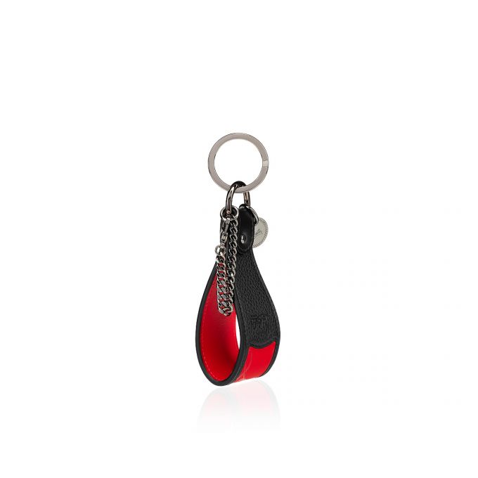 Christian Louboutin M Strap Sneakers Sole Keyring Classic Koža Keyrings Muške Privjesak Za Ključeve Crvene Crne | RS-35610