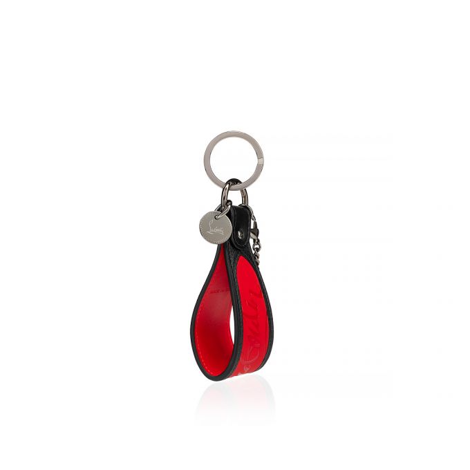 Christian Louboutin M Strap Sneakers Sole Keyring Classic Koža Keyrings Muške Privjesak Za Ključeve Crvene Crne | RS-35610