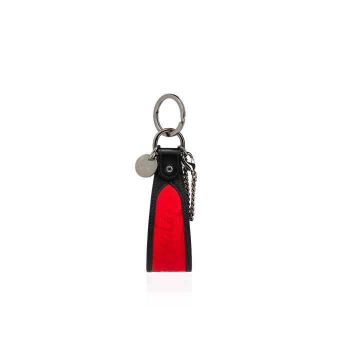 Christian Louboutin M Strap Sneakers Sole Keyring Classic Koža Keyrings Muške Privjesak Za Ključeve Crvene Crne | RS-35610