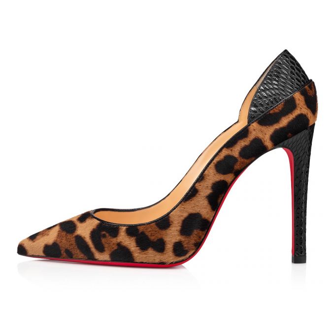 Christian Louboutin Maastricht 100 Exotic Koža Pumps Ženske Pumps Smeđe Crne | RS-77979