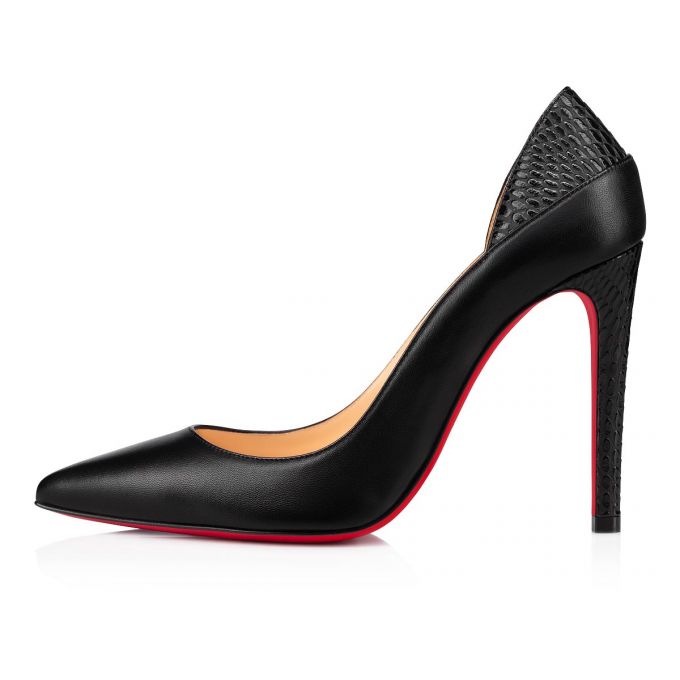 Christian Louboutin Maastricht 100 Nappa Pumps Ženske Pumps Crne | RS-14805