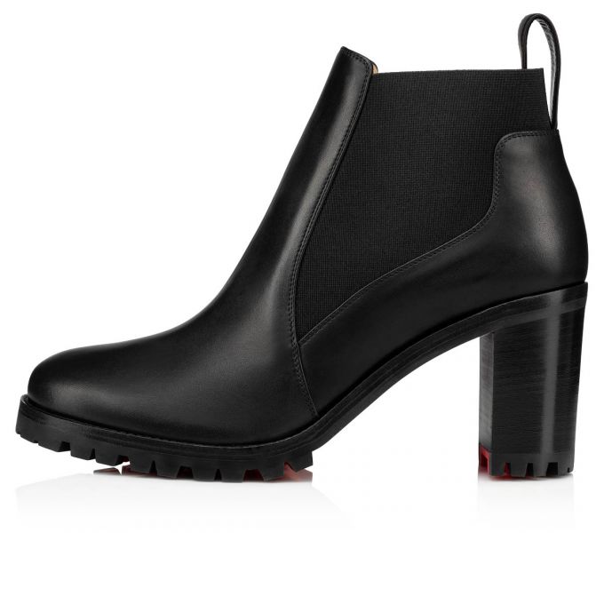 Christian Louboutin Marchacroche 070 70 Calf Boots Ženske Čizme Crne | RS-67577