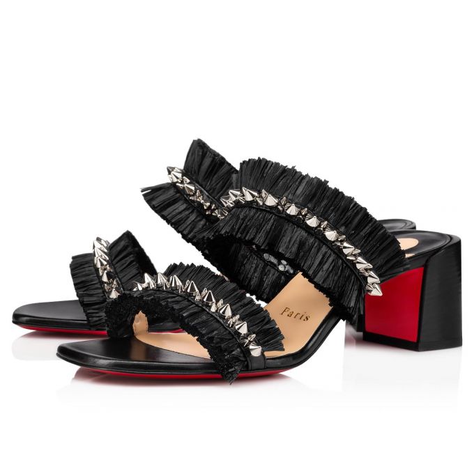 Christian Louboutin Marivodou 55 Mules Ženske Mules Crne | RS-07338