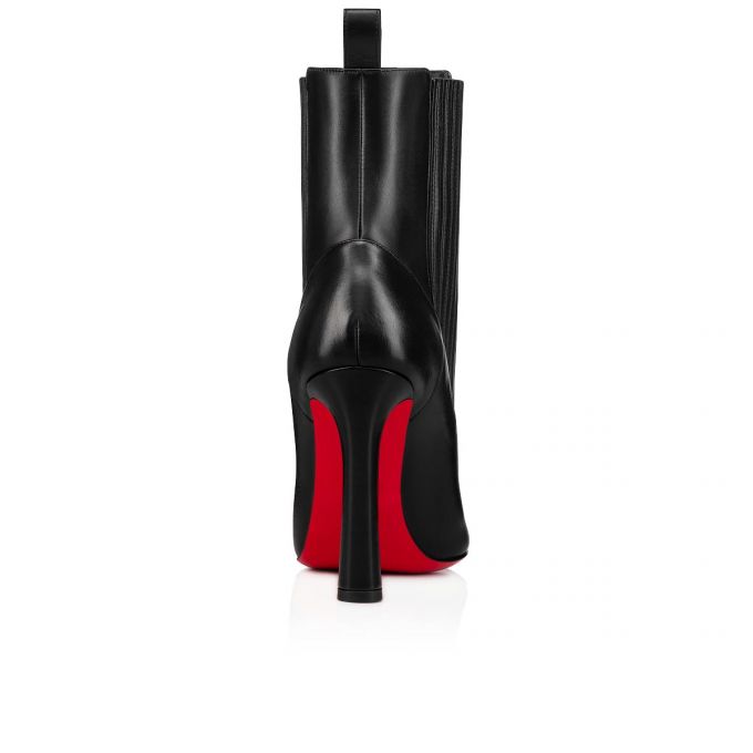 Christian Louboutin Me In The 90s 100 Calf Boots Ženske Čizme Crne | RS-71550