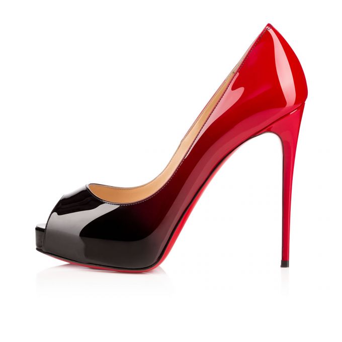 Christian Louboutin New Very Prive 120 120 Patent Platforms Ženske Platforms Crne Crvene | RS-73235