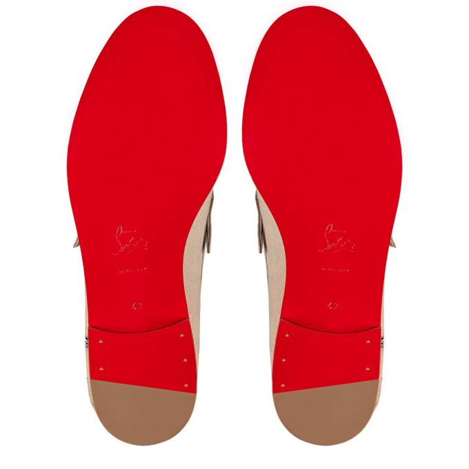 Christian Louboutin No Penny Calf Loafer Muške Loafers Sive | RS-15911