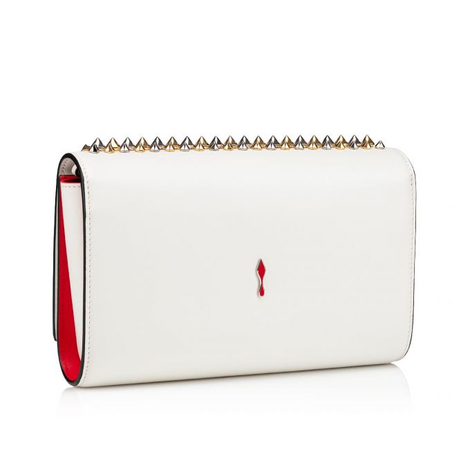 Christian Louboutin Paloma Clutch Classic Koža Pouches Ženske Pouches Bijele Visebojne | RS-03194