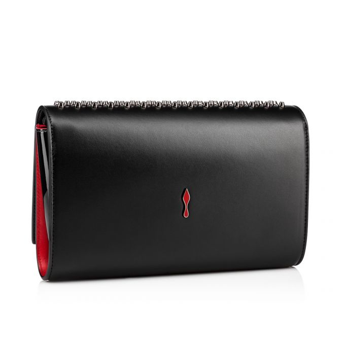 Christian Louboutin Paloma Clutch Classic Koža Pouches Ženske Pouches Crne | RS-78030