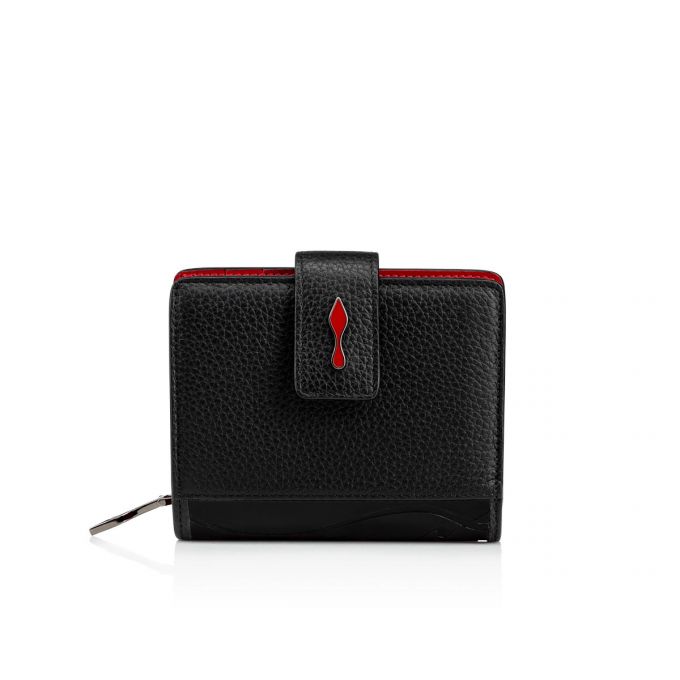 Christian Louboutin Paloma Mini Wll Classic Koža Wallets Ženske Novčanici Crne | RS-25389