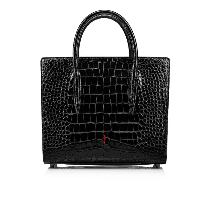 Christian Louboutin Paloma S Medium Creative Koža Top Handles Ženske Top Handles Crne | RS-34604