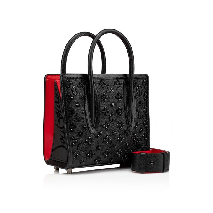 Christian Louboutin Paloma S Mini Calf Emp/Calf Classic Koža Mini Bags Ženske Belt Bags & Mini Bags Crne | RS-48852