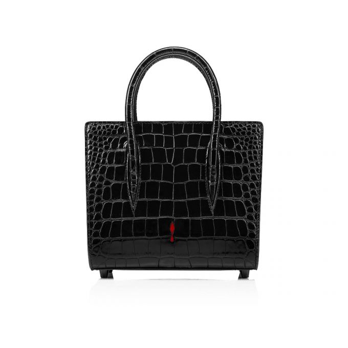 Christian Louboutin Paloma S Mini Creative Koža Top Handles Ženske Top Handles Crne | RS-41947