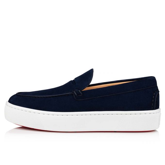 Christian Louboutin Paqueboat Calf Boat Shoes Muške Cipele Za Čamce Plave | RS-51822