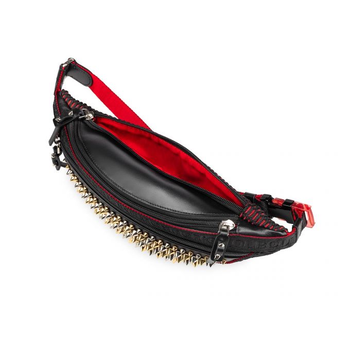 Christian Louboutin Parisnyc Classic Koža Bum Bags Muške Bum Bags Crne Visebojne | RS-85233