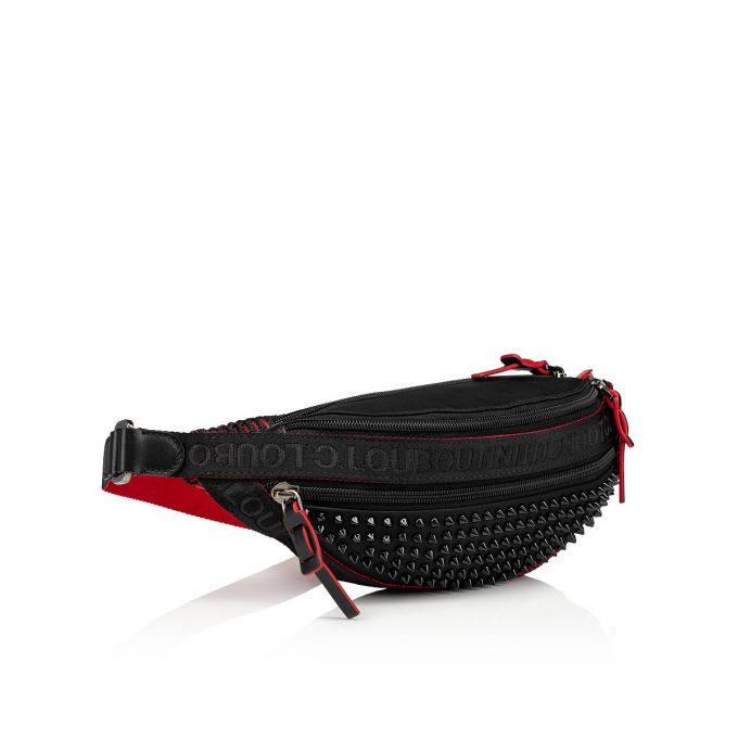 Christian Louboutin Parisnyc Fabric Bum Bags Muške Bum Bags Crne | RS-44159