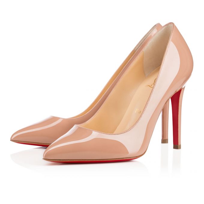 Christian Louboutin Pigalle 100 100 6248 Patent Pumps Ženske Pumps Bež | RS-30840